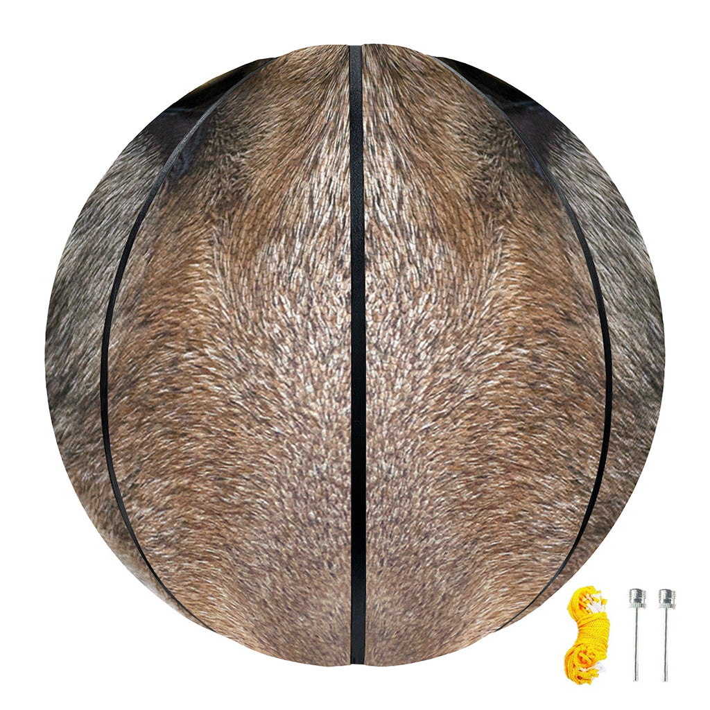 Jungle Wolf Print Basketball
