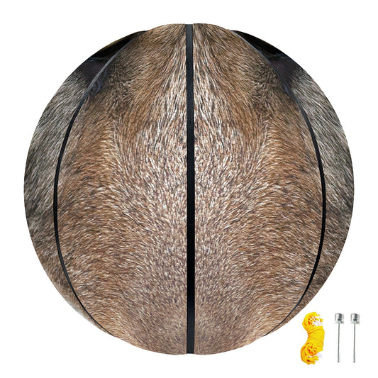 Jungle Wolf Print Basketball