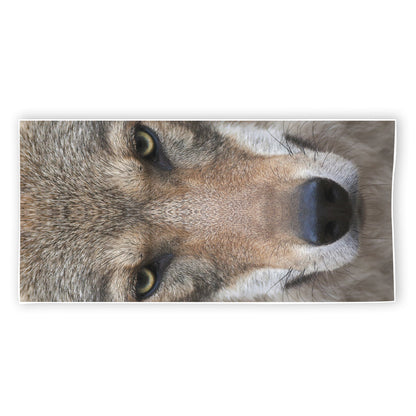 Jungle Wolf Print Beach Towel