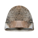 Jungle Wolf Print Beanie