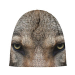 Jungle Wolf Print Beanie
