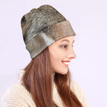 Jungle Wolf Print Beanie