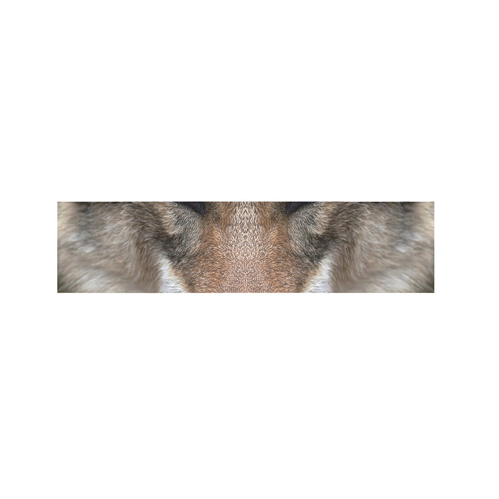 Jungle Wolf Print Bed Runner