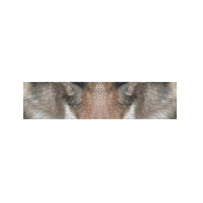 Jungle Wolf Print Bed Runner