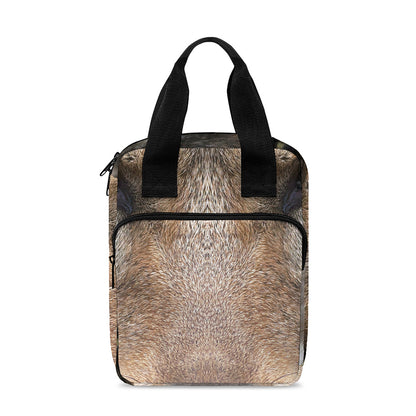Jungle Wolf Print Bible Tote Bag