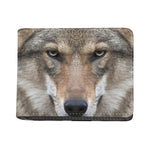 Jungle Wolf Print Bifold Wallet