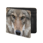 Jungle Wolf Print Bifold Wallet
