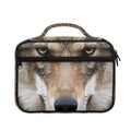 Jungle Wolf Print Briefcase Bible Bag