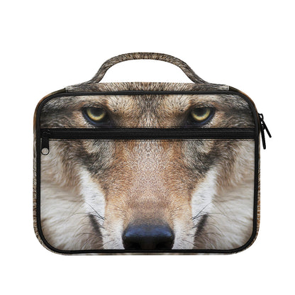 Jungle Wolf Print Briefcase Bible Bag