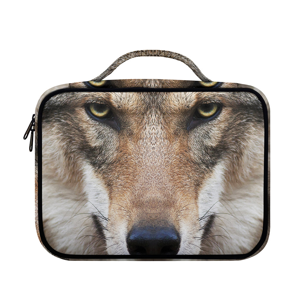 Jungle Wolf Print Briefcase Bible Bag