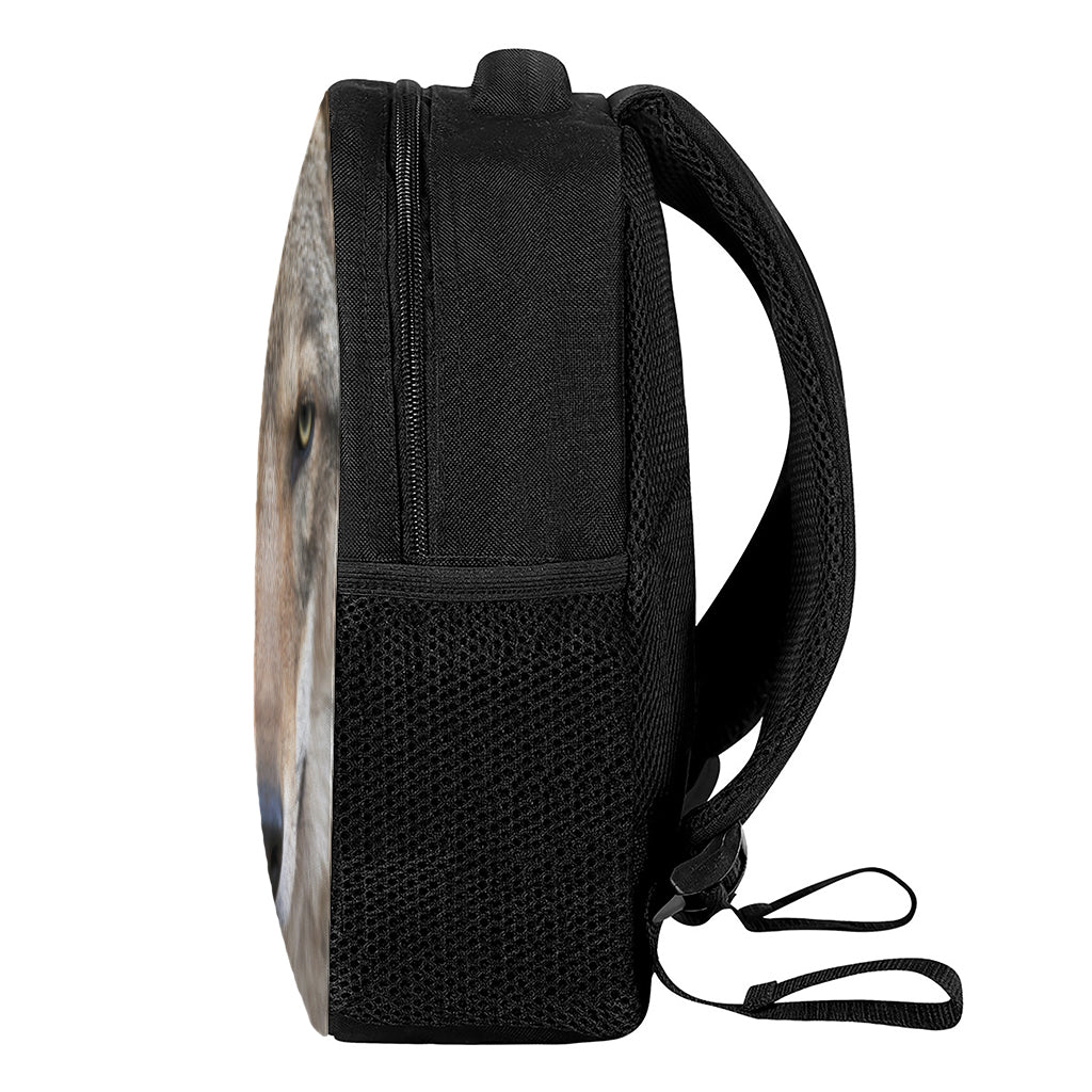 Jungle Wolf Print Casual Backpack