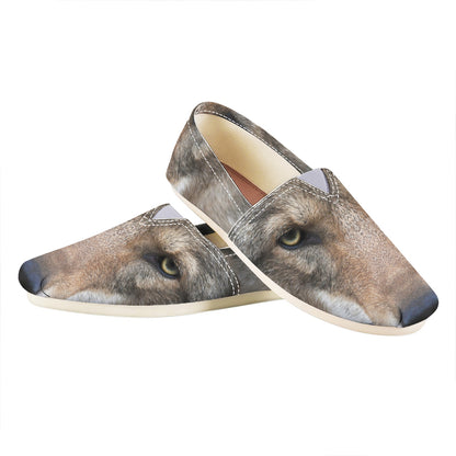 Jungle Wolf Print Casual Shoes