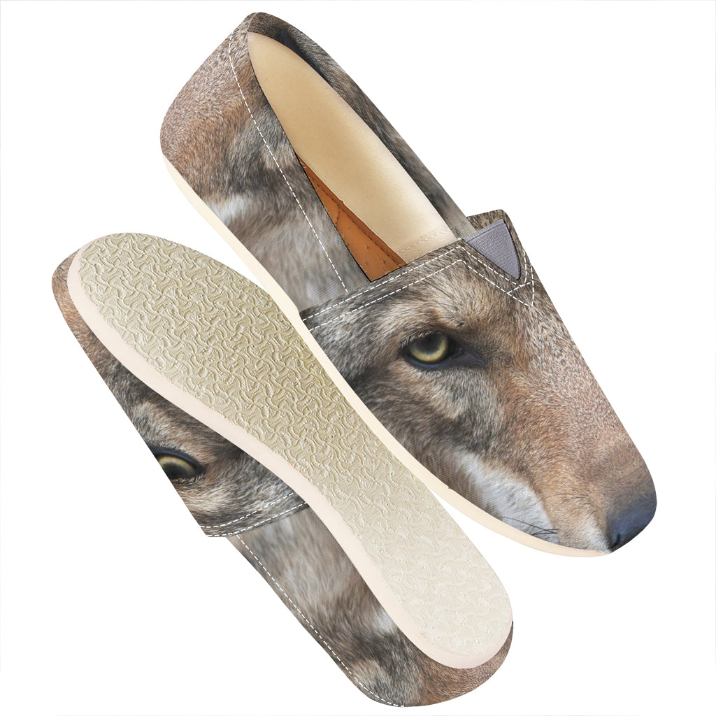 Jungle Wolf Print Casual Shoes