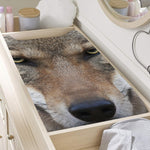 Jungle Wolf Print Changing Pad Cover
