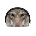 Jungle Wolf Print Coin Purse