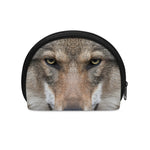 Jungle Wolf Print Coin Purse