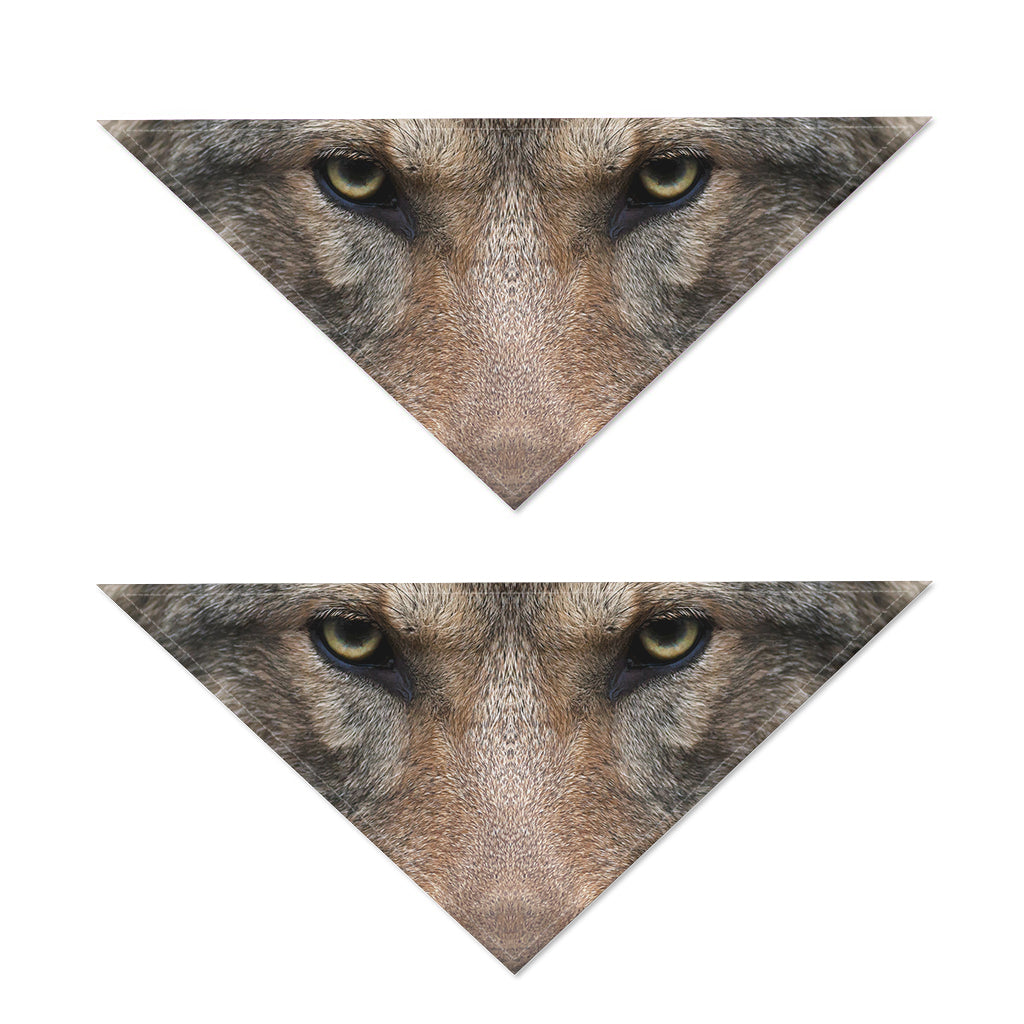 Jungle Wolf Print Dog Bandana