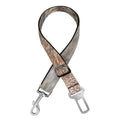 Jungle Wolf Print Dog Seat Belt