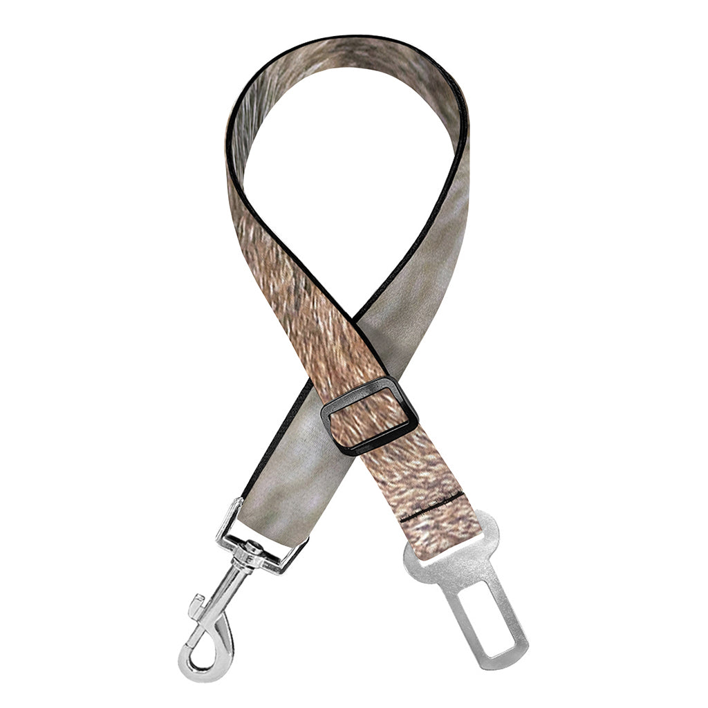 Jungle Wolf Print Dog Seat Belt