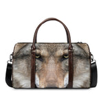 Jungle Wolf Print Duffle Bag