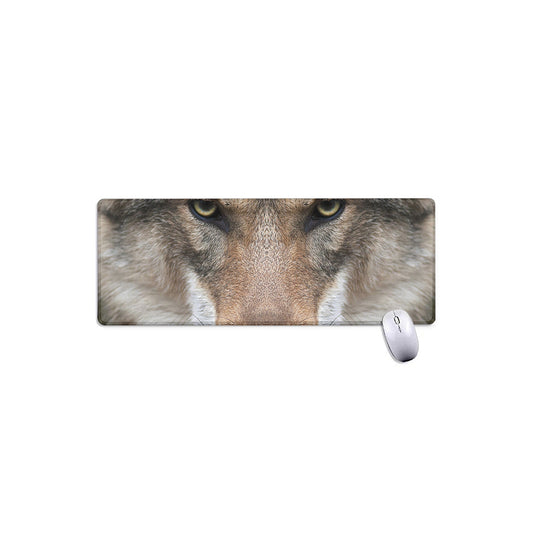 Jungle Wolf Print Extended Mouse Pad
