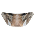 Jungle Wolf Print Fanny Pack