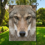 Jungle Wolf Print Garden Flag