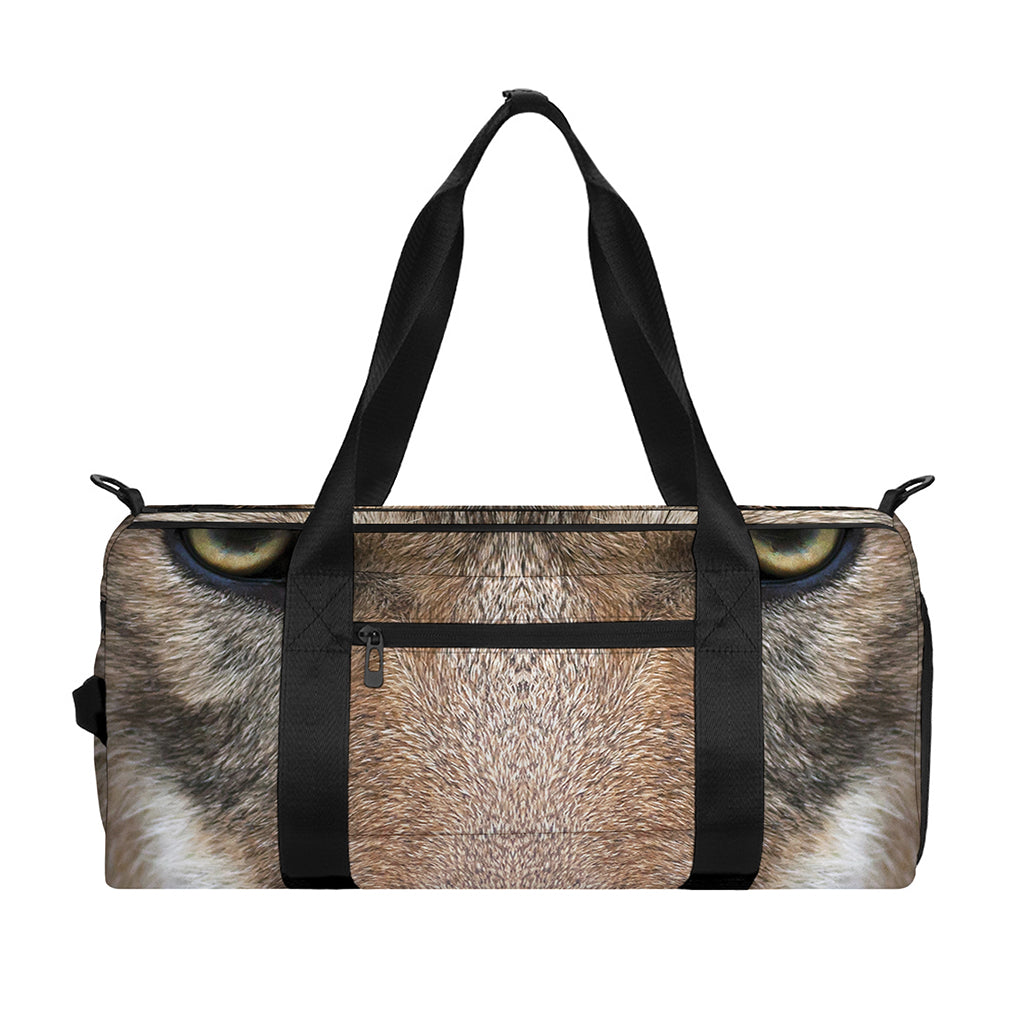 Jungle Wolf Print Gym Bag