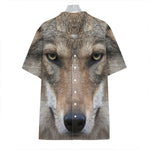Jungle Wolf Print Hawaiian Shirt