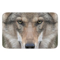Jungle Wolf Print Indoor Door Mat