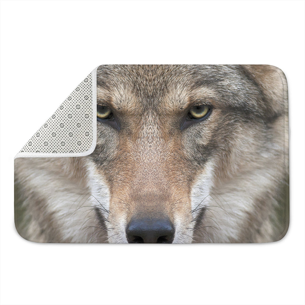 Jungle Wolf Print Indoor Door Mat