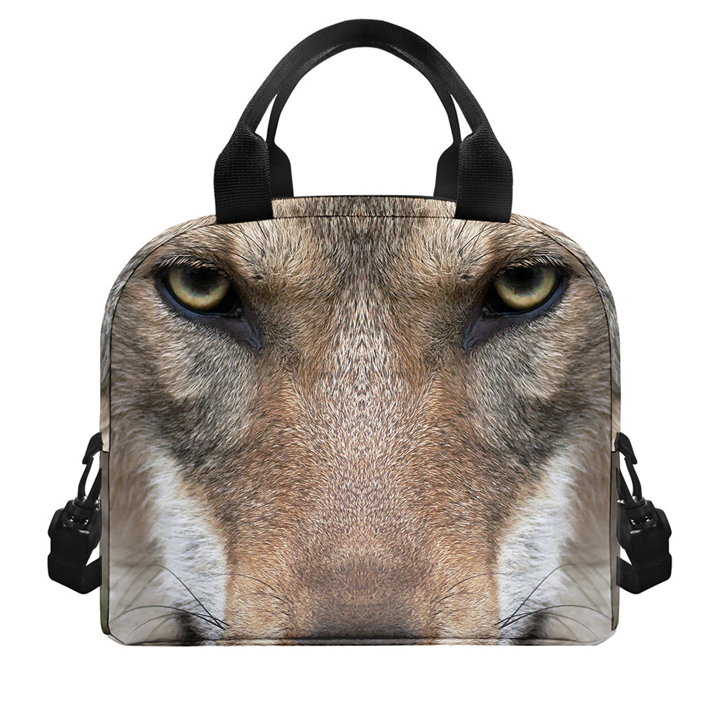 Jungle Wolf Print Insulated Lunch Bag