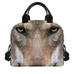 Jungle Wolf Print Insulated Lunch Bag