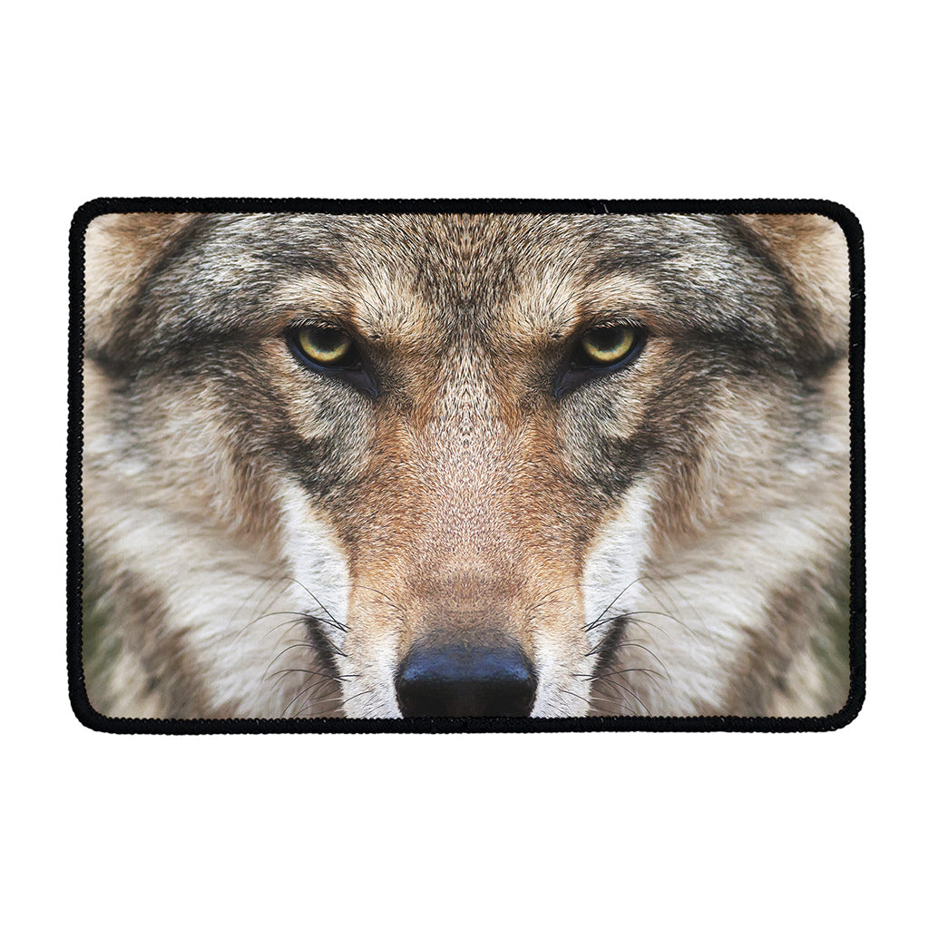 Jungle Wolf Print Kitchen Mat