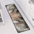 Jungle Wolf Print Long Kitchen Mat