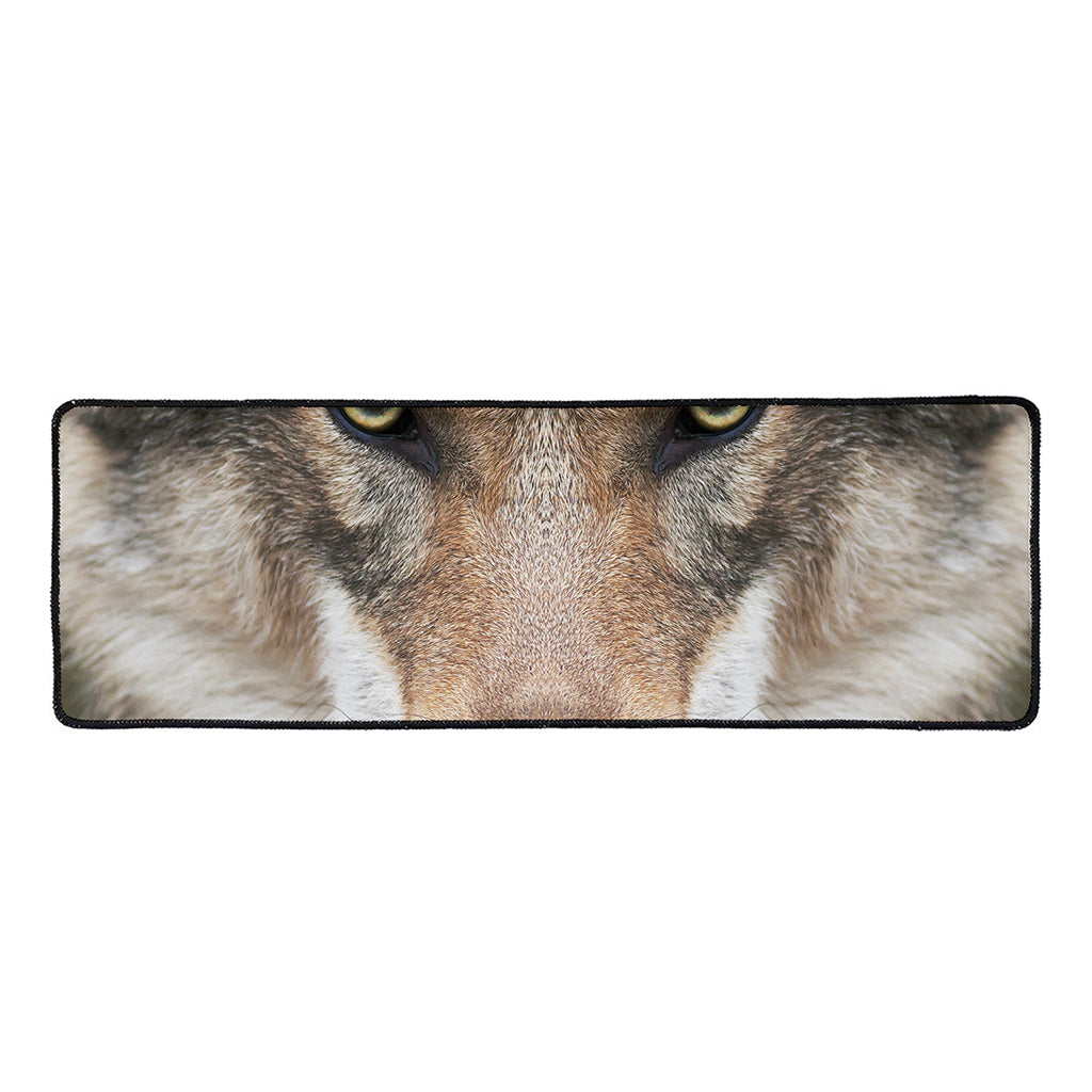 Jungle Wolf Print Long Kitchen Mat