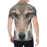 Jungle Wolf Print Men's Shirt