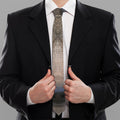 Jungle Wolf Print Necktie