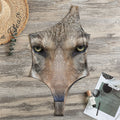 Jungle Wolf Print One Shoulder Bodysuit
