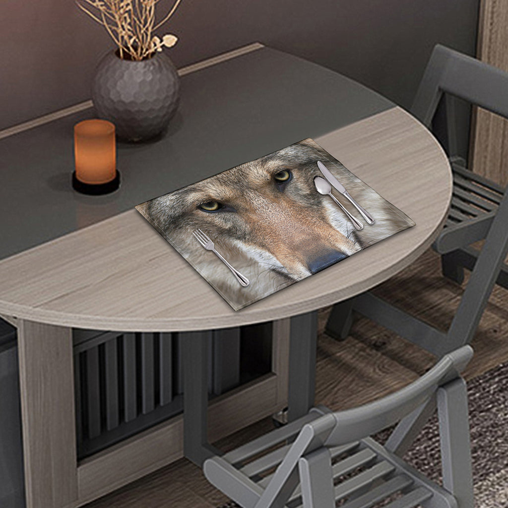 Jungle Wolf Print Placemat