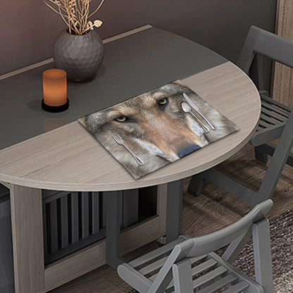 Jungle Wolf Print Placemat