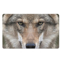 Jungle Wolf Print Polyester Doormat