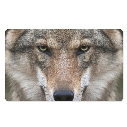 Jungle Wolf Print Polyester Doormat