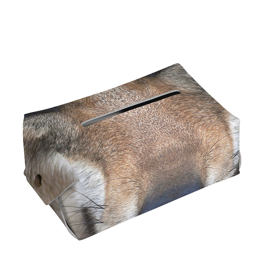 Jungle Wolf Print Rectangle Tissue Box Cover