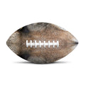 Jungle Wolf Print Rugby Ball