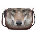 Jungle Wolf Print Saddle Bag