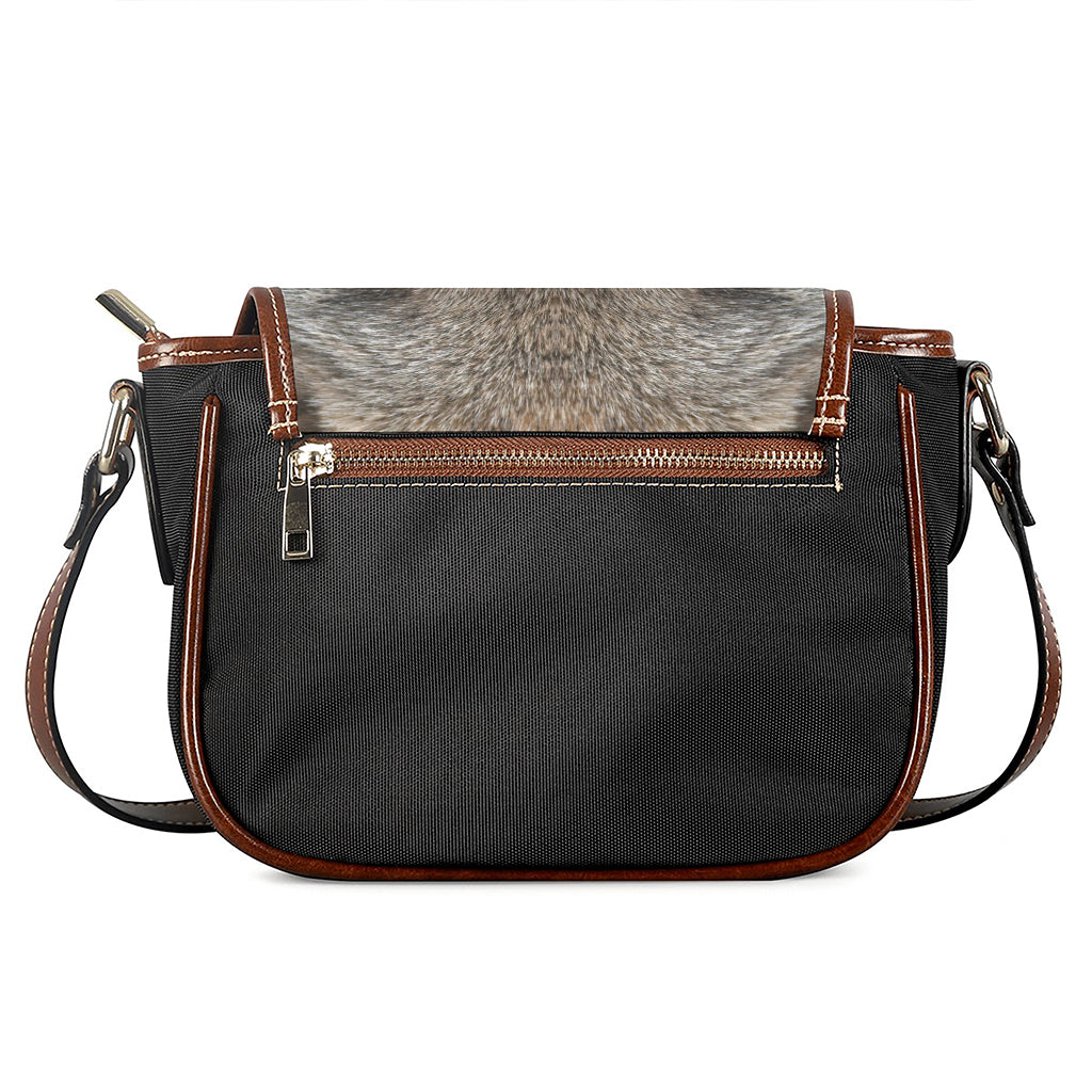 Jungle Wolf Print Saddle Bag