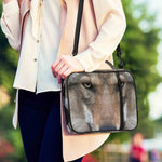 Jungle Wolf Print Shoulder Strap Bible Bag