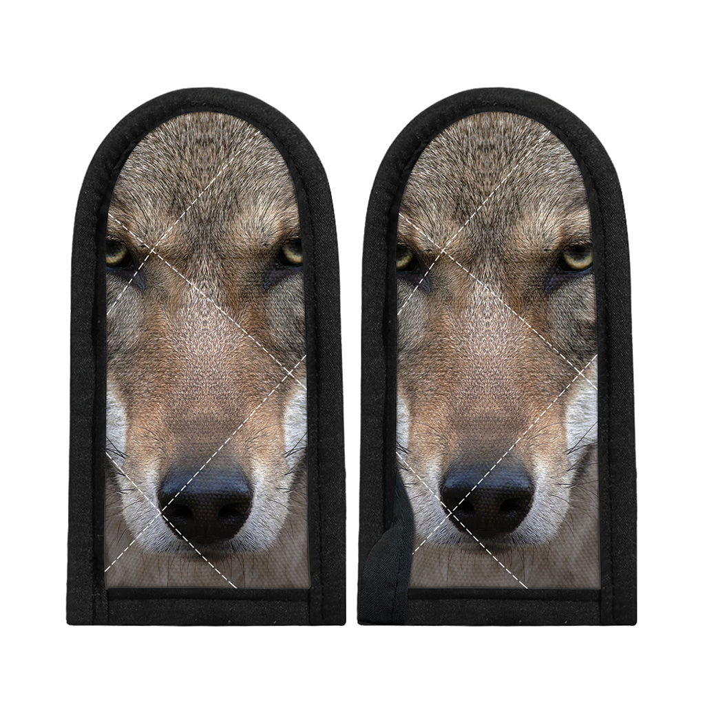 Jungle Wolf Print Skillet Handle Cover