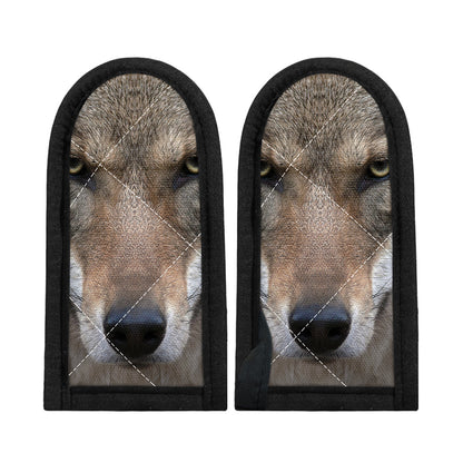 Jungle Wolf Print Skillet Handle Cover